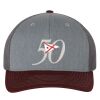 112 Trucker Cap - Greely PTO Heather gray/charcoal/maroon Thumbnail