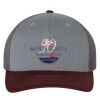 112 Trucker Cap - Greely PTO Heather gray/charcoal/maroon Thumbnail